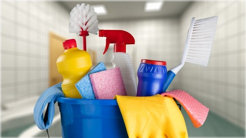 Professional cleaner in Shoreditch working in a modern apartment