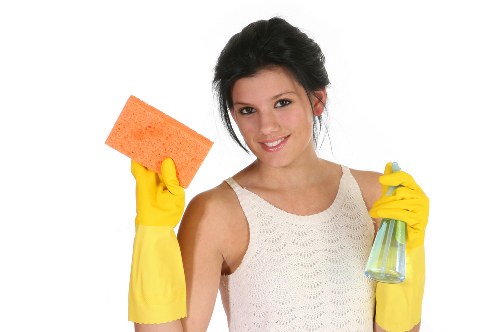 Shoreditch hard floor cleaning equipment in use