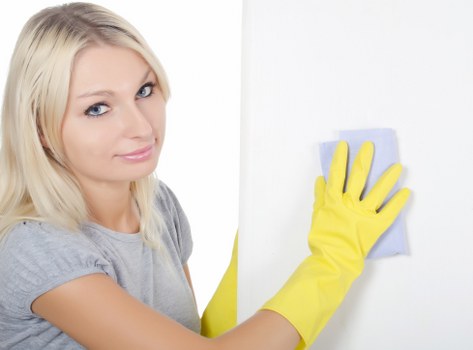 Cleaning issue being assessed during a service review