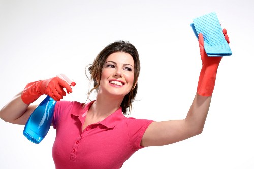 Professional cleaners maintaining a tidy Shoreditch interior space